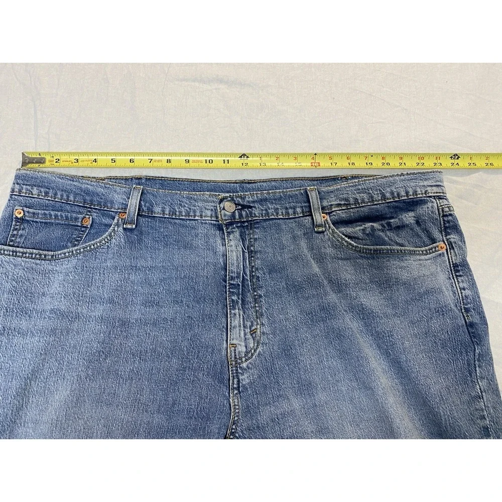 Levi's 541 Athletic Fit Jeans Mens 44x30 (46x29 Actual) Blue Denim Relaxed Taper